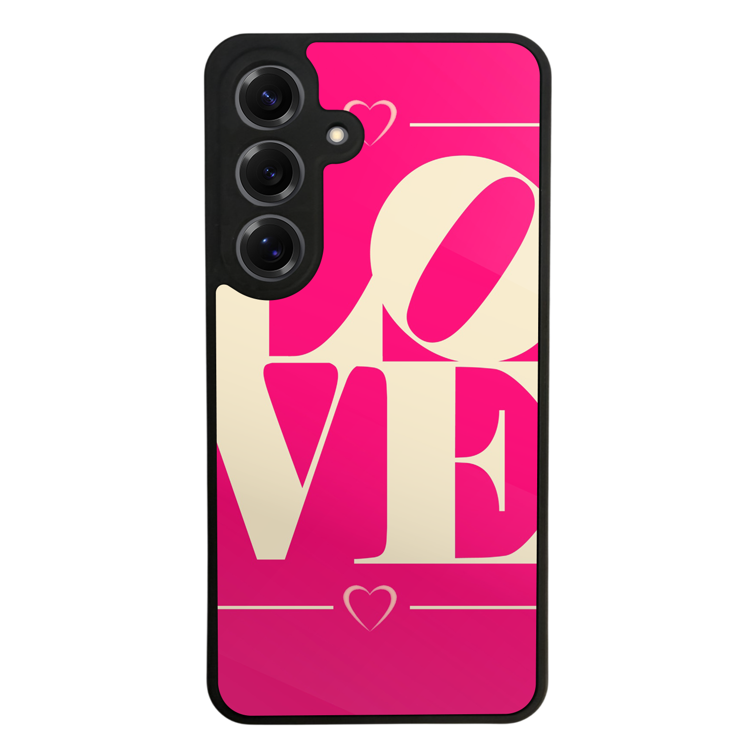 Samsung Galaxy S25 Uyumlu Love Tasarımlı Glossy Premium Kılıf