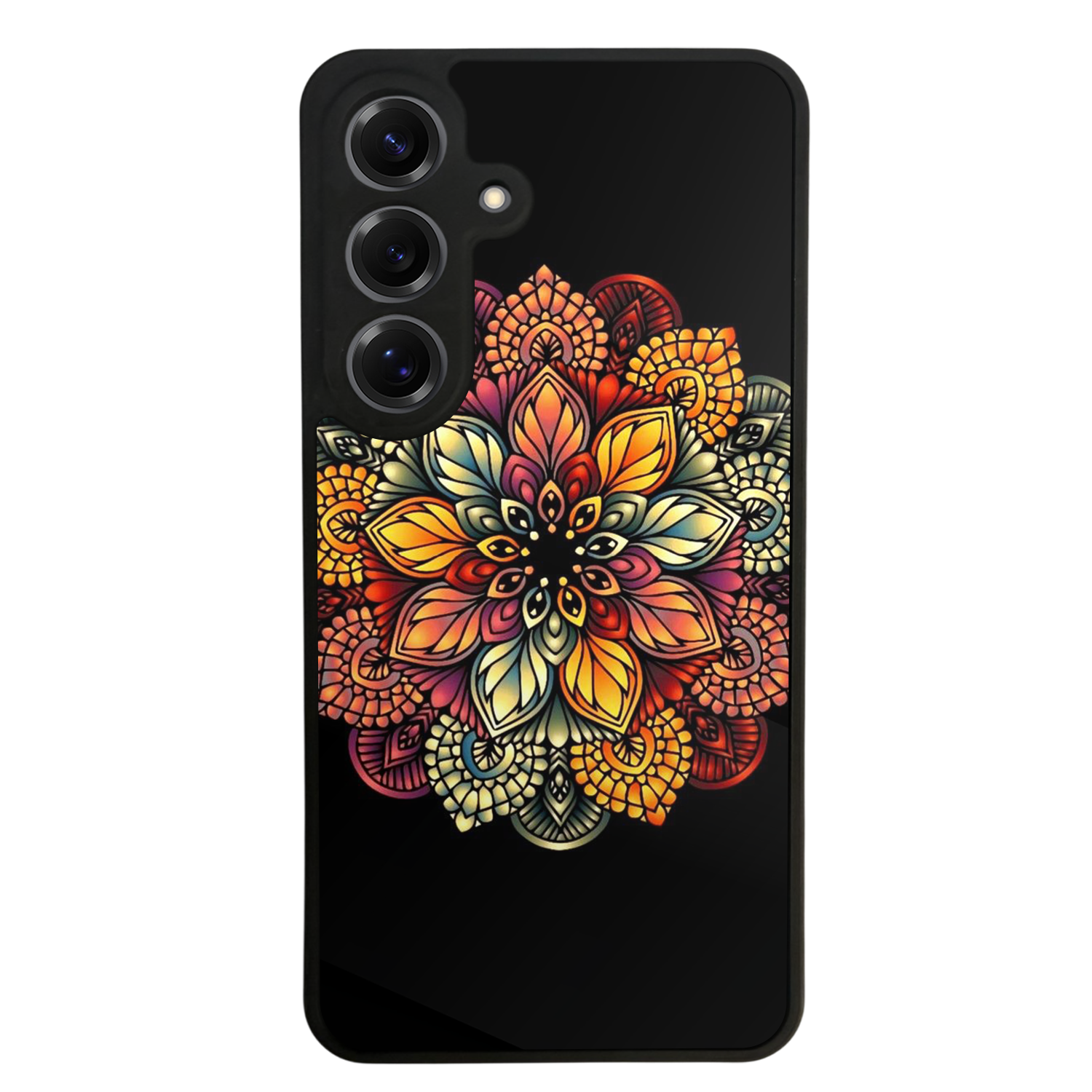 Samsung Galaxy S25 Uyumlu Mandala Tasarımlı Glossy Premium Kılıf