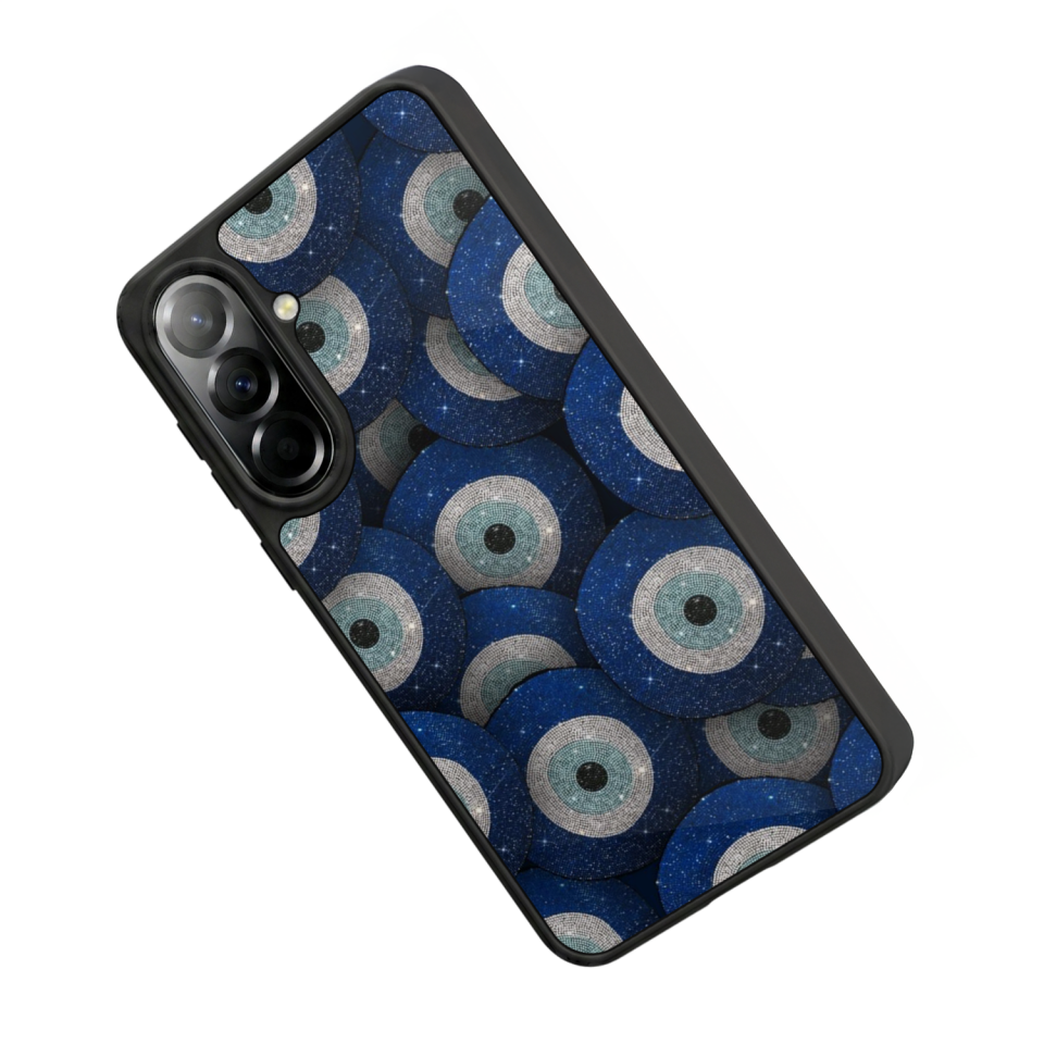 Samsung Galaxy A57 Uyumlu Nazar Tasarımlı Glossy Premium Kılıf