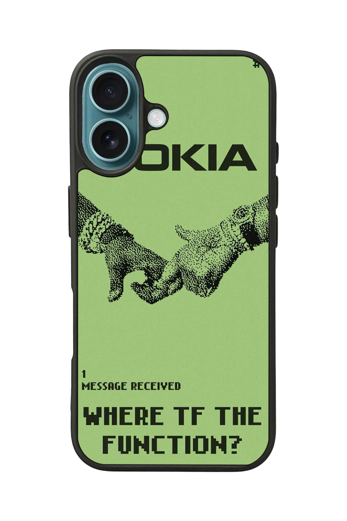 iPhone 16 Plus Uyumlu Nokia Tasarımlı Glossy Premium Kılıf