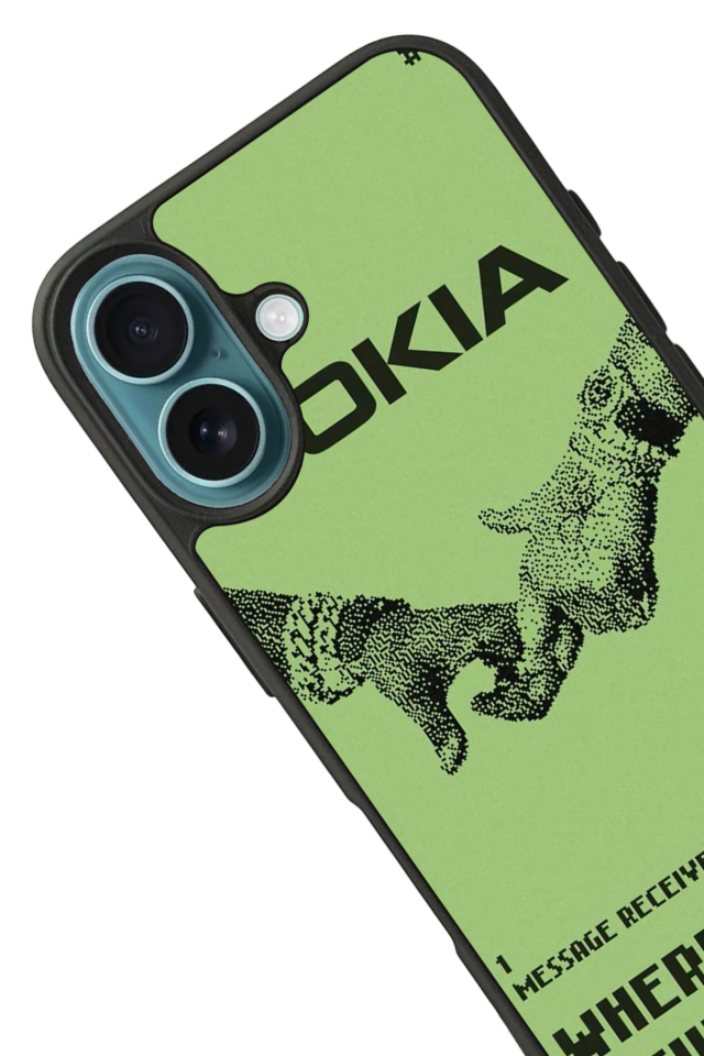iPhone 16 Plus Uyumlu Nokia Tasarımlı Glossy Premium Kılıf