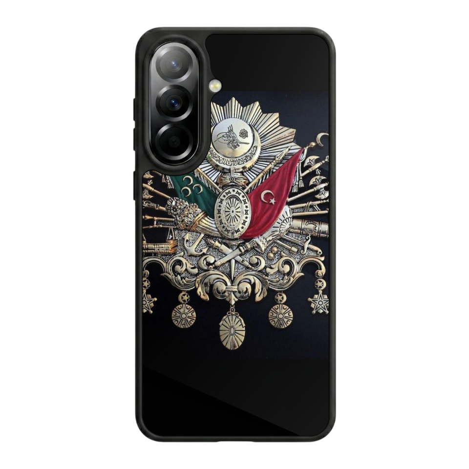 Samsung Galaxy A37 Uyumlu Osmanli Tugrasi Tasarımlı Glossy Premium Kılıf