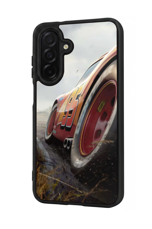 Samsung Galaxy A36 Uyumlu Şimsek McQueen Tasarımlı Glossy Premium Kılıf