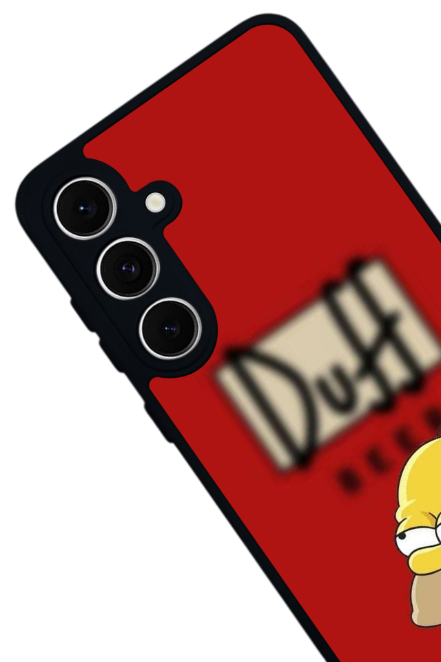 Samsung Galaxy S24 FE Uyumlu The Simpsons Tasarımlı Glossy Premium Kılıf
