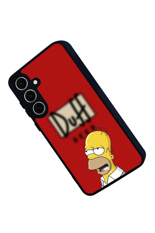 Samsung Galaxy S24 FE Uyumlu The Simpsons Tasarımlı Glossy Premium Kılıf
