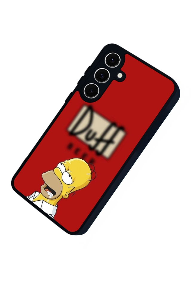 Samsung Galaxy S24 FE Uyumlu The Simpsons Tasarımlı Glossy Premium Kılıf