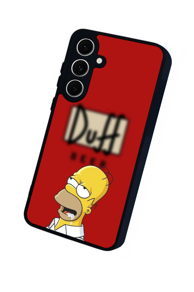 Samsung Galaxy S24 FE Uyumlu The Simpsons Tasarımlı Glossy Premium Kılıf