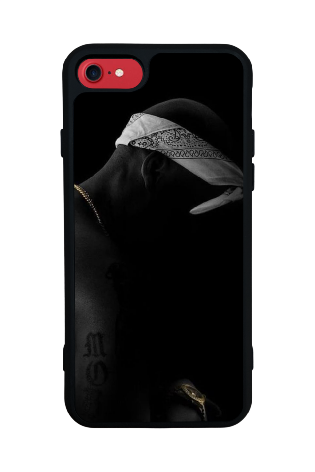 iPhone 8 Uyumlu Tupac Tasarımlı Glossy Premium Kılıf
