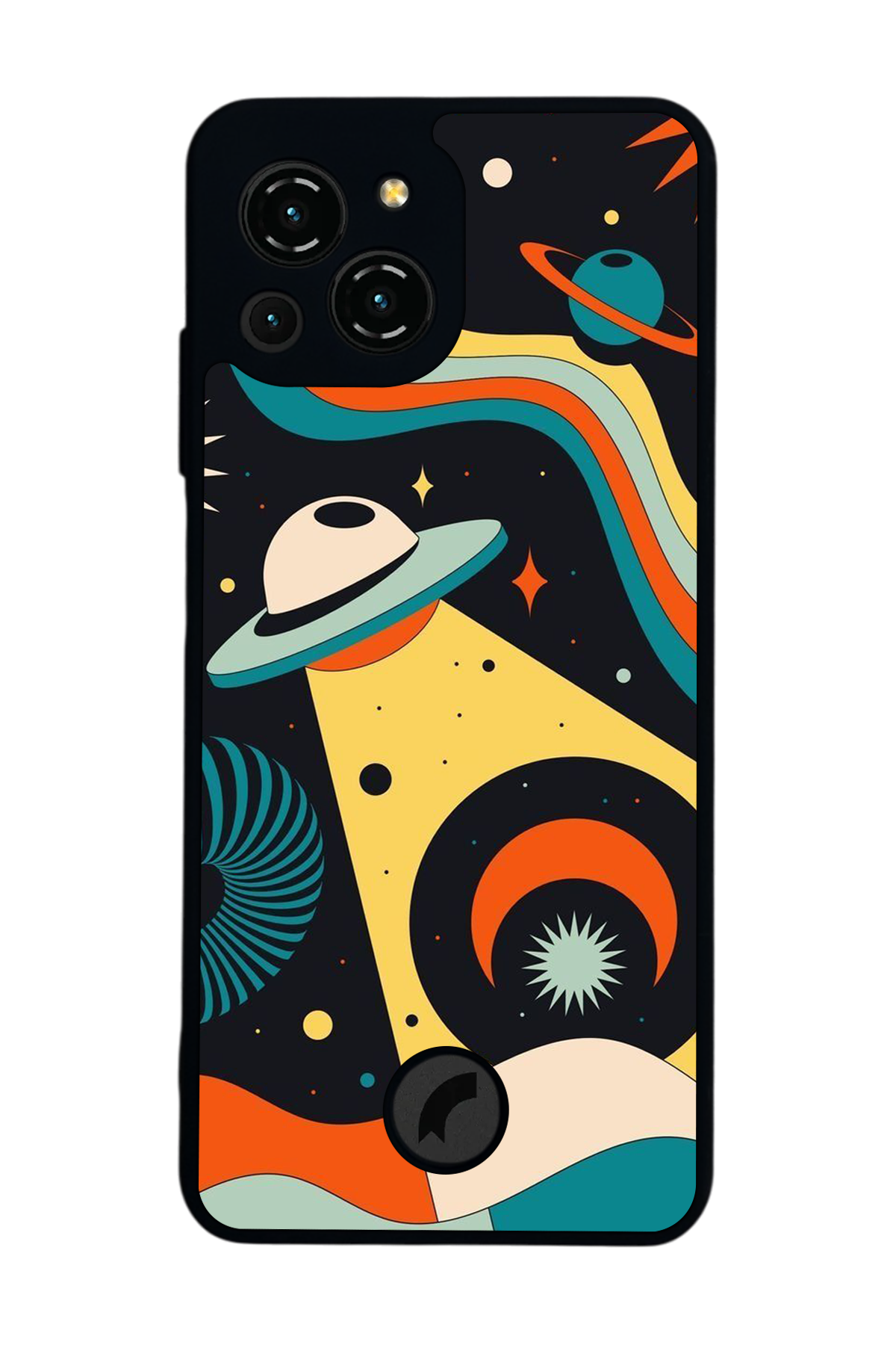 Reeder S23 Pro Max Uyumlu Uzay Tasarımlı Glossy Premium Kılıf