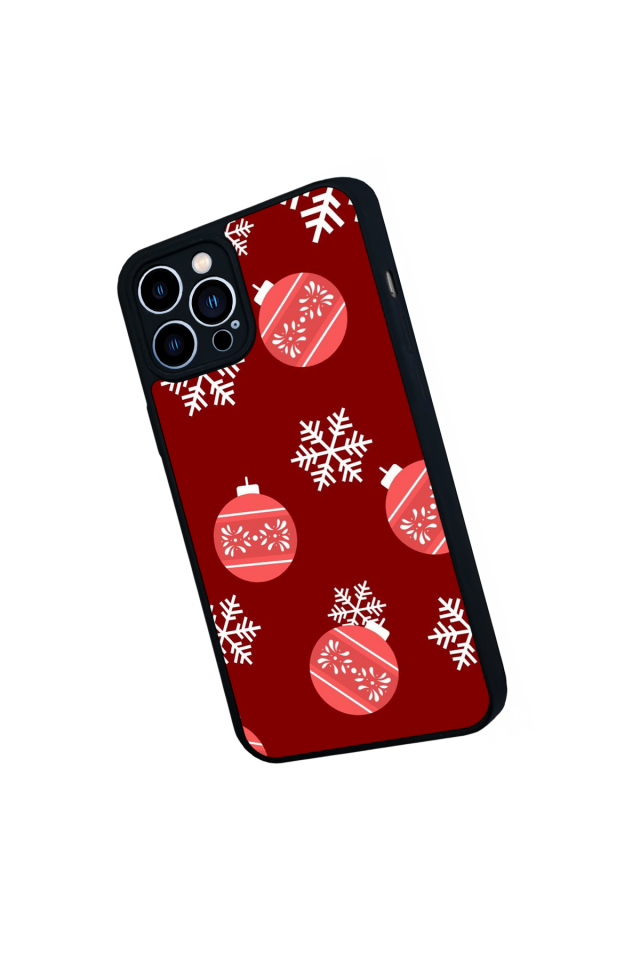 iPhone 13 Pro Max Uyumlu Yilbasi Christmas Tasarımlı Glossy Premium Kılıf