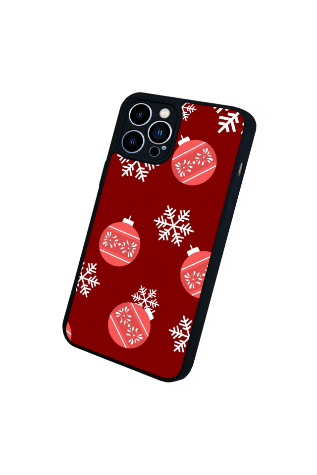 iPhone 13 Pro Max Uyumlu Yilbasi Christmas Tasarımlı Glossy Premium Kılıf