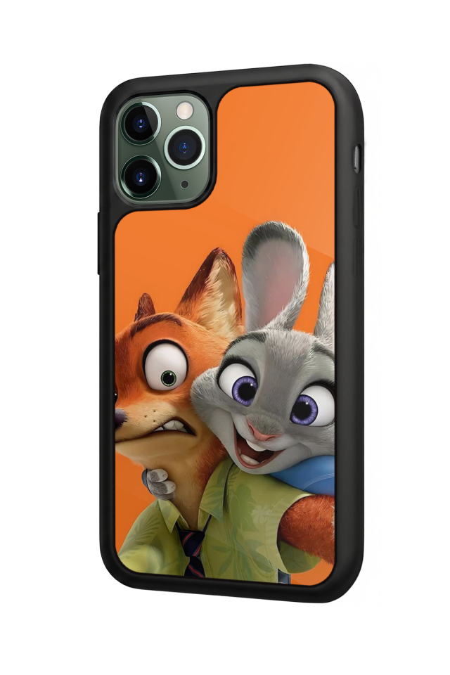 iPhone 11 Pro Max Uyumlu Zootropolis Tasarımlı Glossy Premium Kılıf