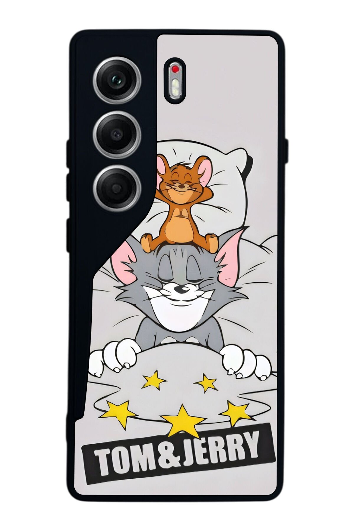 Tecno Camon 40 Uyumlu Tom And Jerry Tasarımlı Glossy Premium Kılıf