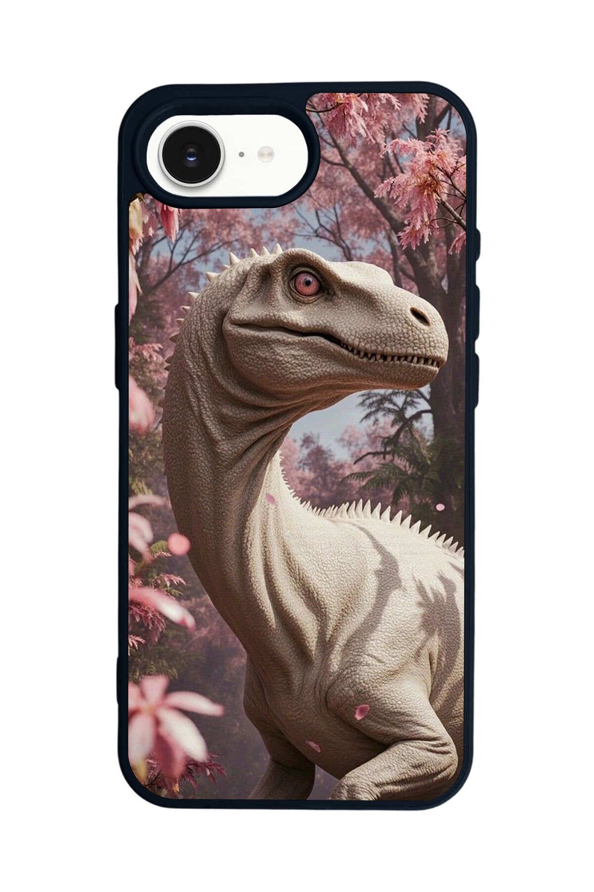 iPhone 16E Uyumlu Dinazor Tasarımlı Glossy Premium Kılıf