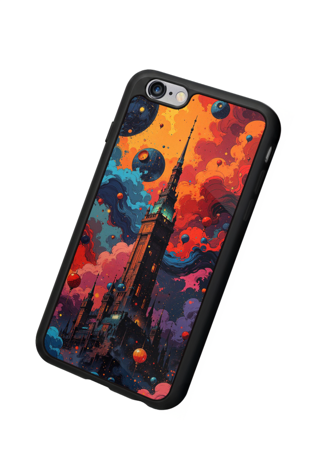 iPhone 6 Plus Uyumlu Abstract Tasarımlı Glossy Premium Kılıf