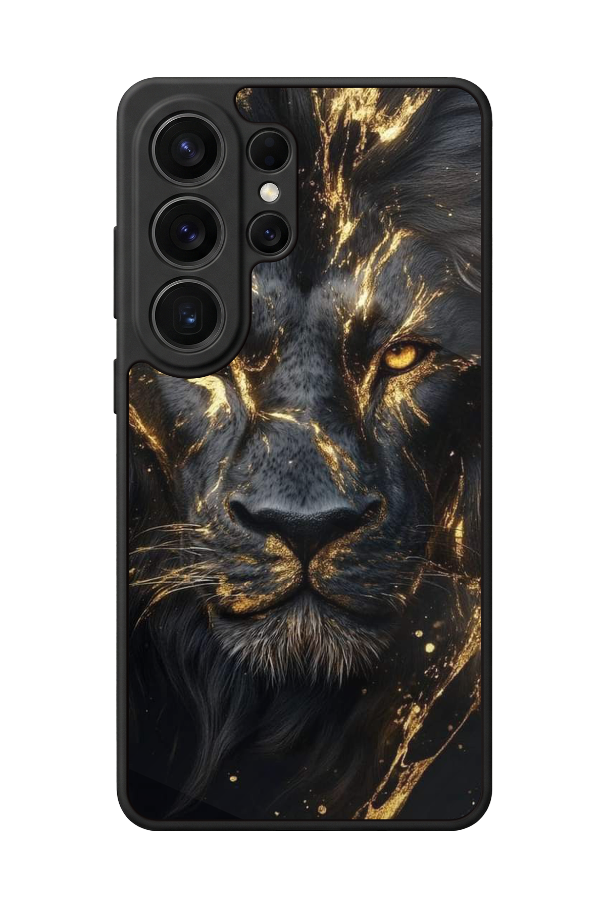 Samsung Galaxy S26 Ultra Uyumlu Aslan Tasarımlı Glossy Premium Kılıf