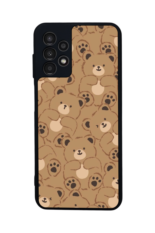 Samsung Galaxy A13 Uyumlu Ayı Tasarımlı Glossy Premium Kılıf