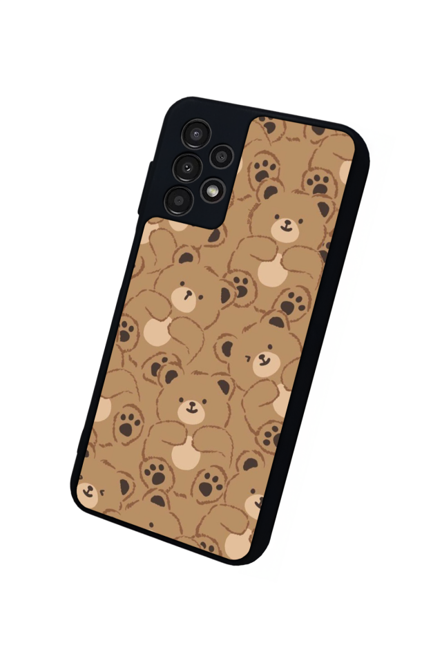 Samsung Galaxy A13 Uyumlu Ayı Tasarımlı Glossy Premium Kılıf