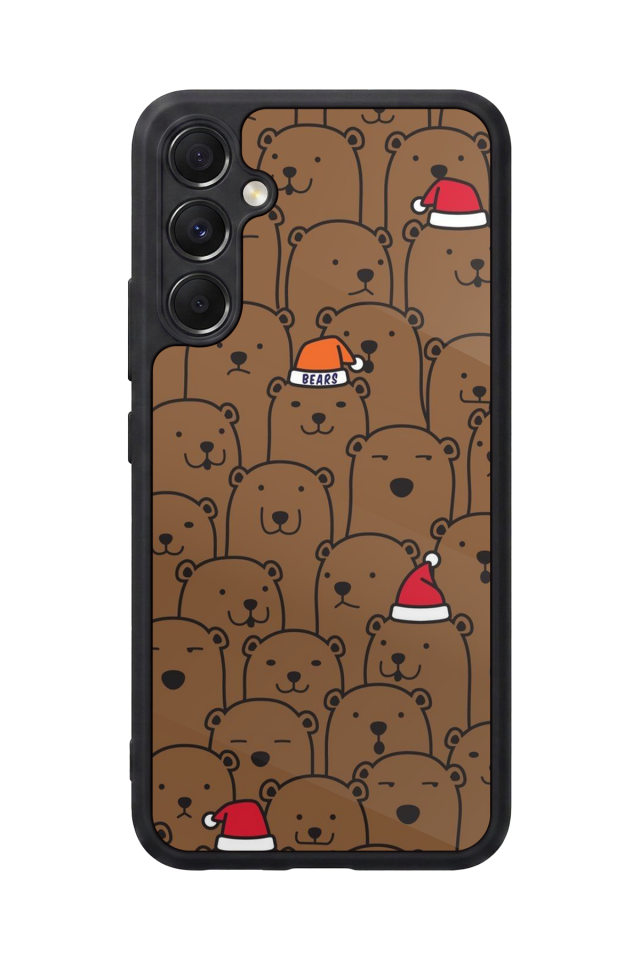 Samsung Galaxy M34 Uyumlu Ayı Tasarımlı Glossy Premium Kılıf