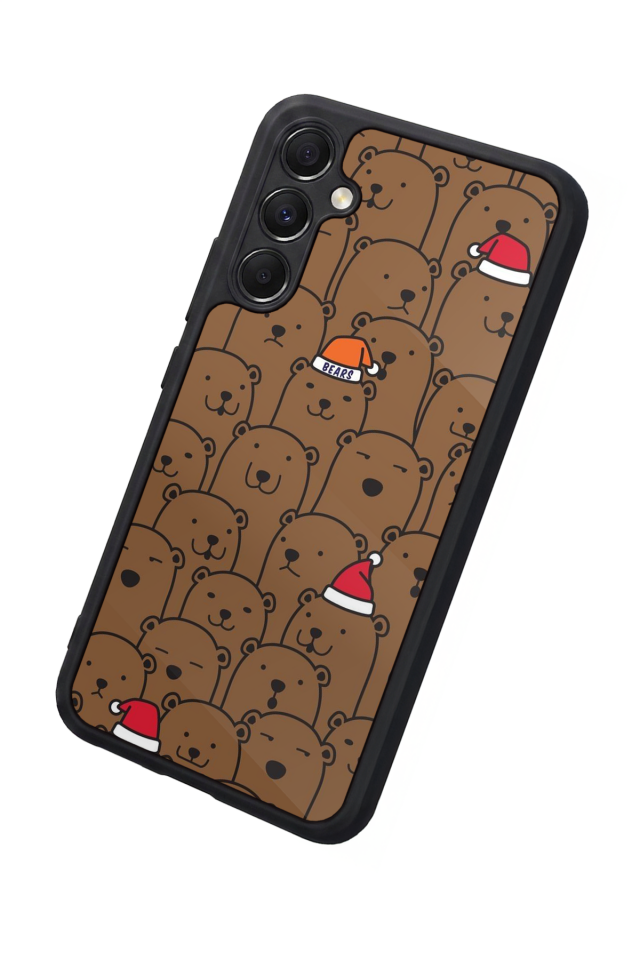 Samsung Galaxy M34 Uyumlu Ayı Tasarımlı Glossy Premium Kılıf