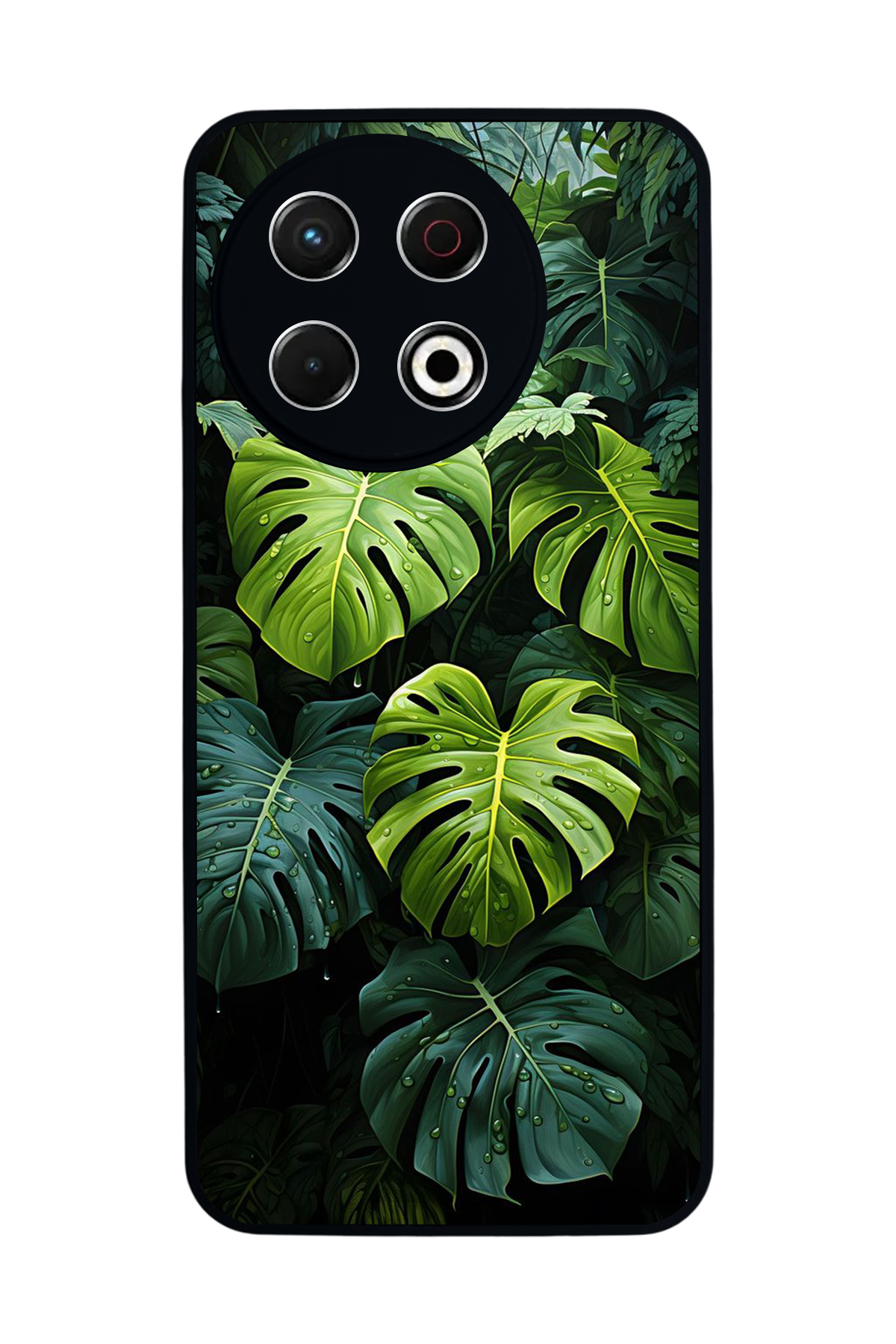 Tecno Spark 30 Pro Uyumlu Botanik Tasarımlı Glossy Premium Kılıf