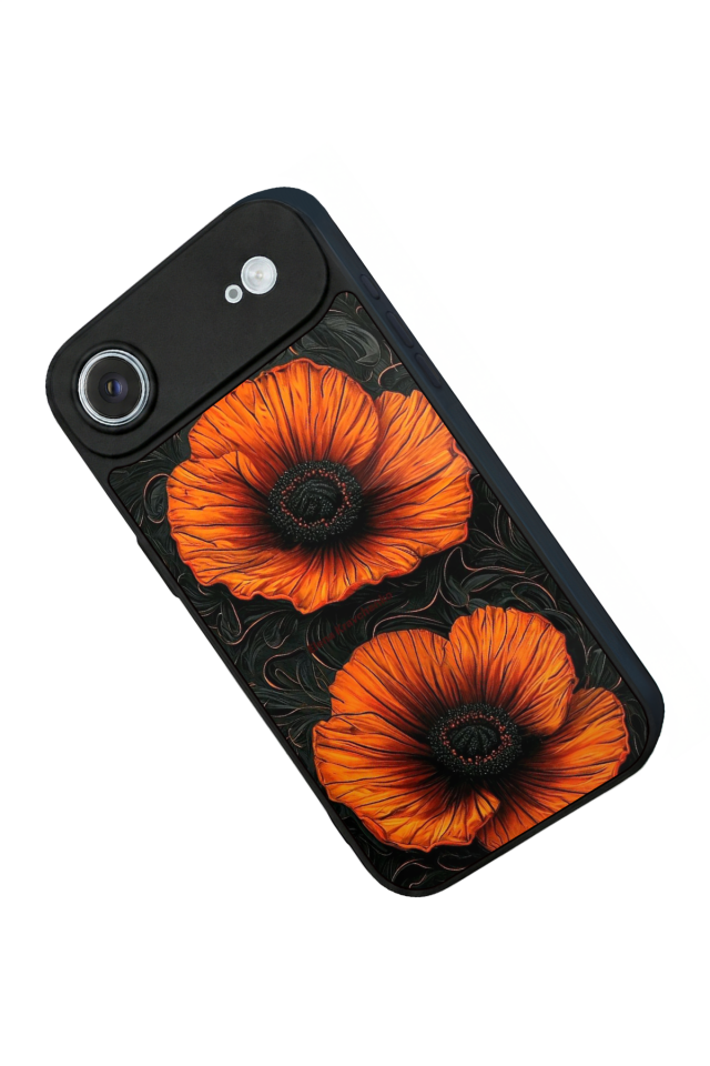 iPhone 17 Air Uyumlu Botanik Tasarımlı Glossy Premium Kılıf