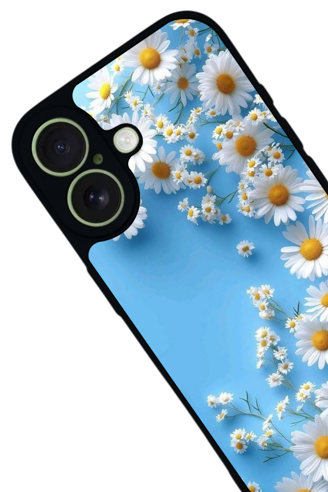 iPhone 17 Uyumlu Cicek Tasarımlı Glossy Premium Kılıf
