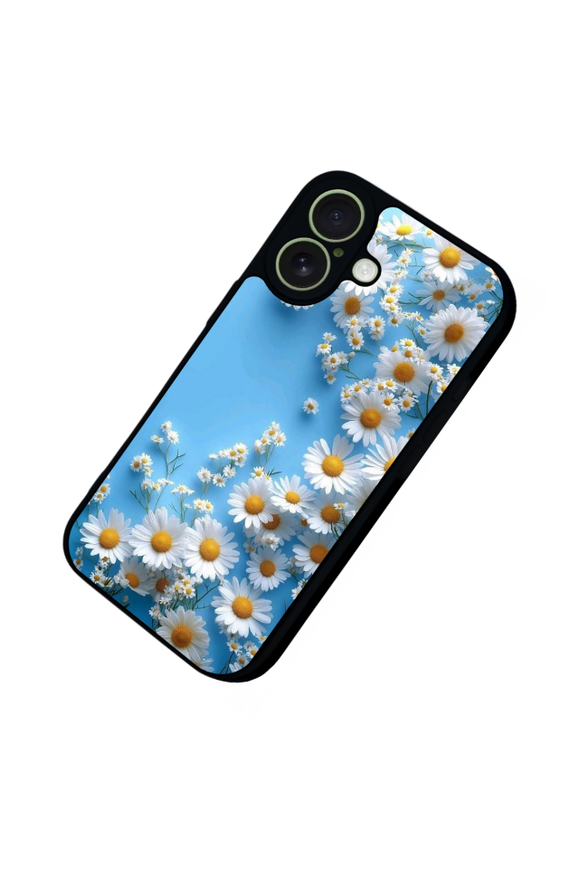 iPhone 17 Uyumlu Cicek Tasarımlı Glossy Premium Kılıf