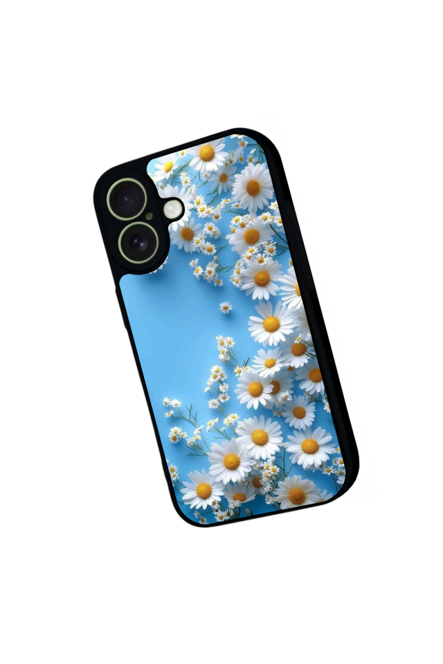 iPhone 17 Uyumlu Cicek Tasarımlı Glossy Premium Kılıf