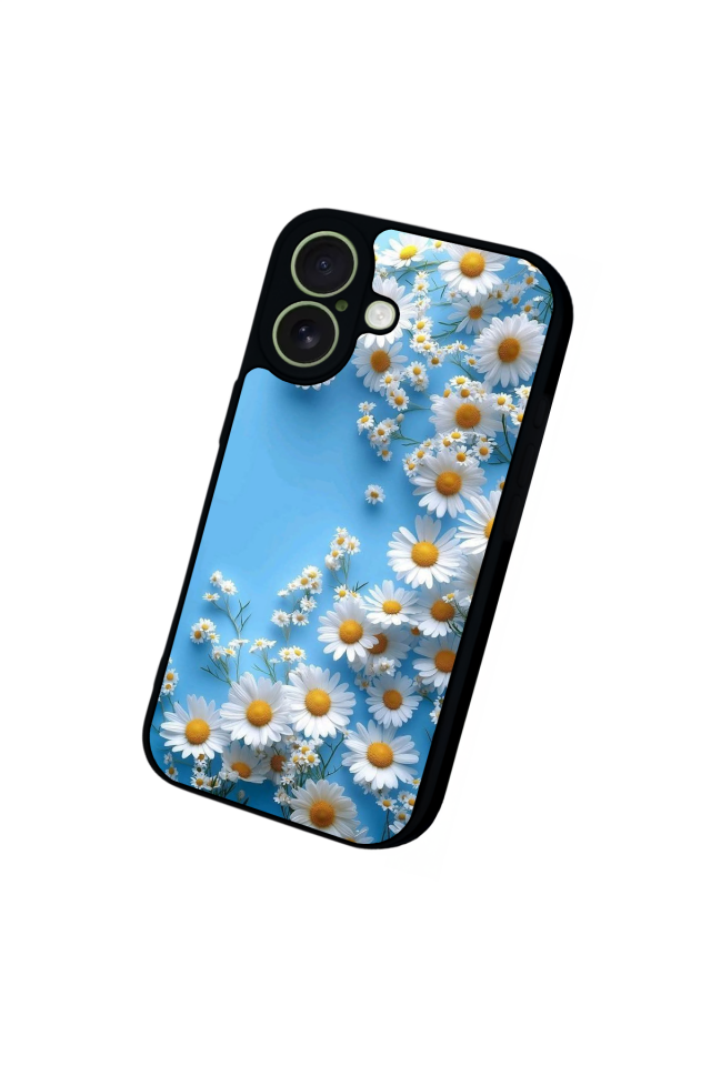 iPhone 17 Uyumlu Cicek Tasarımlı Glossy Premium Kılıf