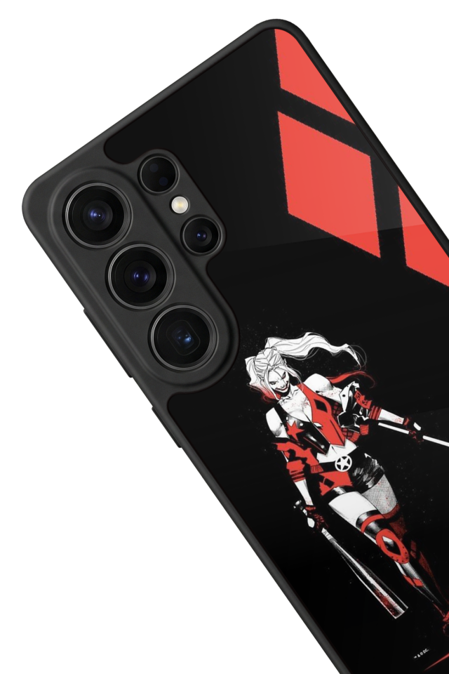 Samsung Galaxy S26 Ultra Uyumlu HarleyQueen Tasarımlı Glossy Premium Kılıf