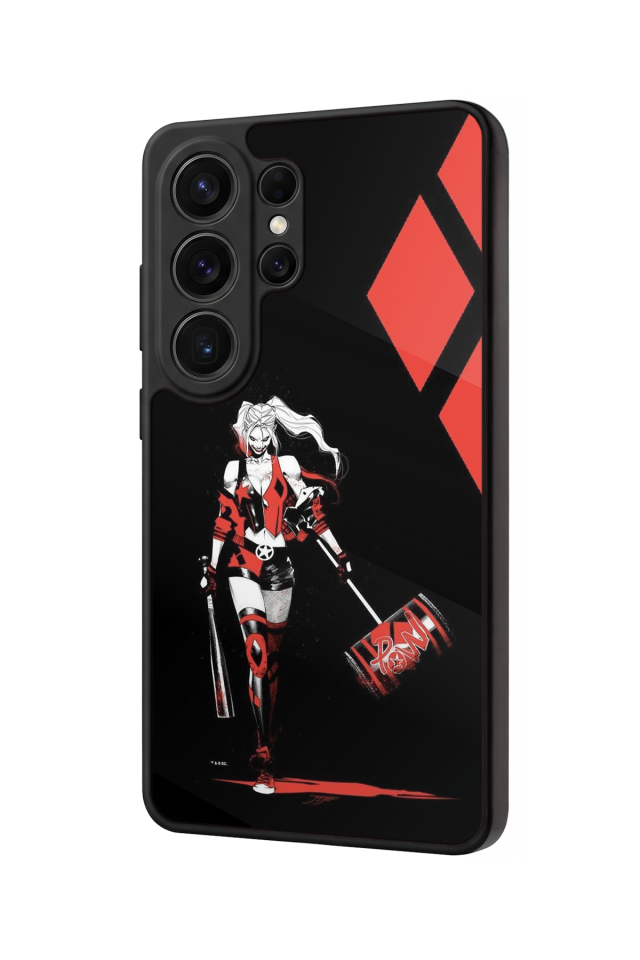 Samsung Galaxy S26 Ultra Uyumlu HarleyQueen Tasarımlı Glossy Premium Kılıf