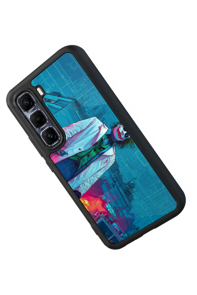 Infinix Hot 60 Pro Plus Uyumlu Joker Tasarımlı Glossy Premium Kılıf
