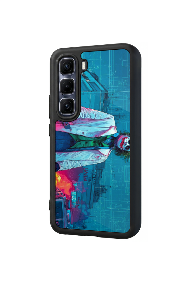 Infinix Hot 60 Pro Plus Uyumlu Joker Tasarımlı Glossy Premium Kılıf