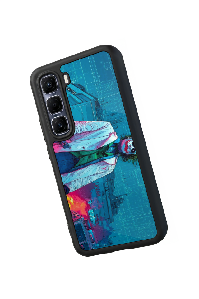 Infinix Hot 60 Pro Plus Uyumlu Joker Tasarımlı Glossy Premium Kılıf
