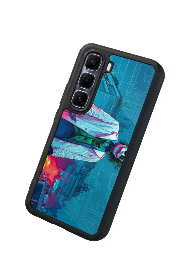 Infinix Hot 60 Pro Plus Uyumlu Joker Tasarımlı Glossy Premium Kılıf