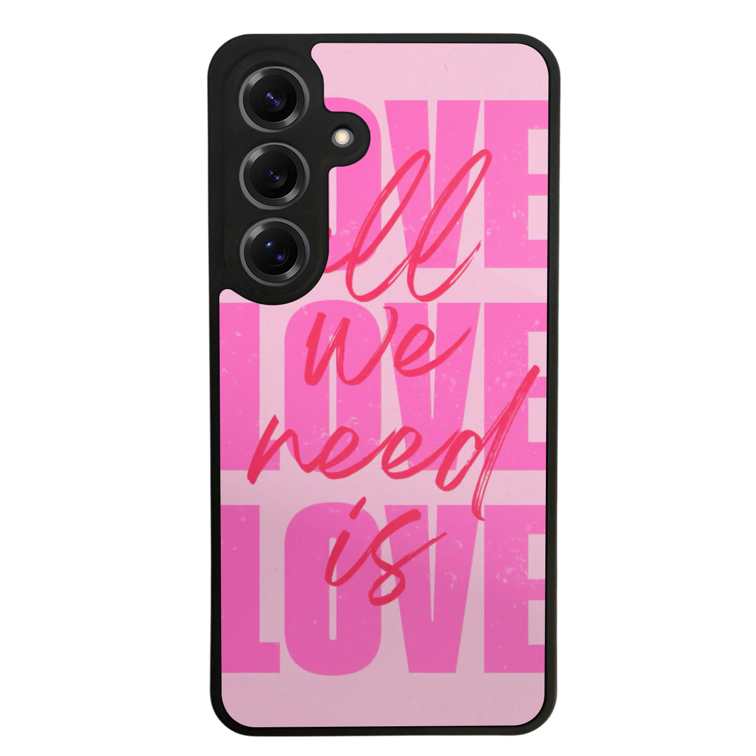 Samsung Galaxy S25 Uyumlu Love Tasarımlı Glossy Premium Kılıf