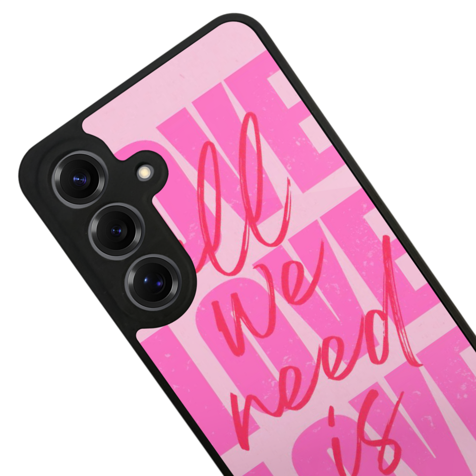 Samsung Galaxy S25 Uyumlu Love Tasarımlı Glossy Premium Kılıf