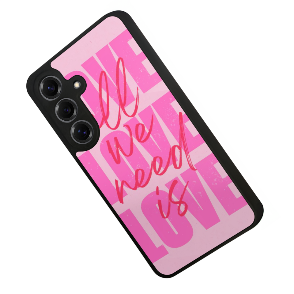 Samsung Galaxy S25 Uyumlu Love Tasarımlı Glossy Premium Kılıf