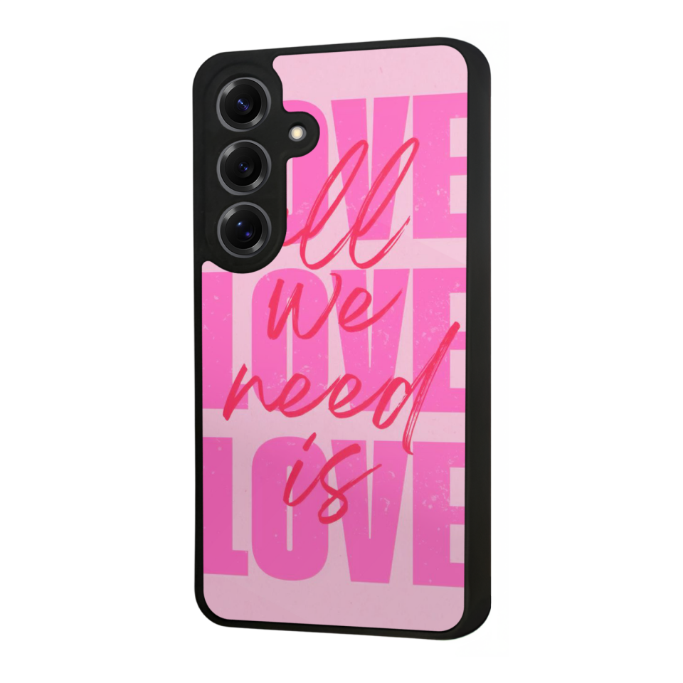 Samsung Galaxy S25 Uyumlu Love Tasarımlı Glossy Premium Kılıf