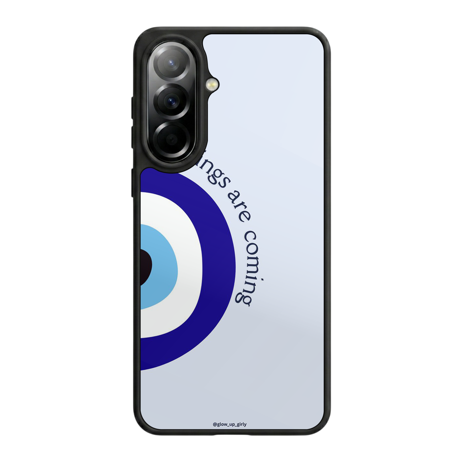 Samsung Galaxy A57 Uyumlu Nazar Tasarımlı Glossy Premium Kılıf