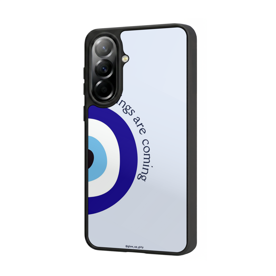 Samsung Galaxy A57 Uyumlu Nazar Tasarımlı Glossy Premium Kılıf