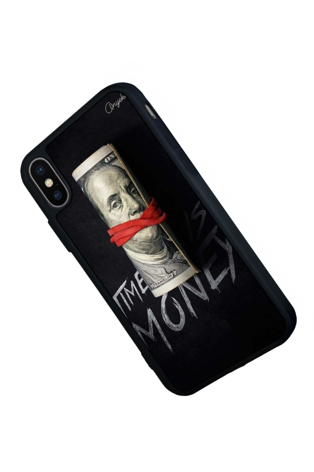 iPhone XS Max Uyumlu Para Tasarımlı Glossy Premium Kılıf