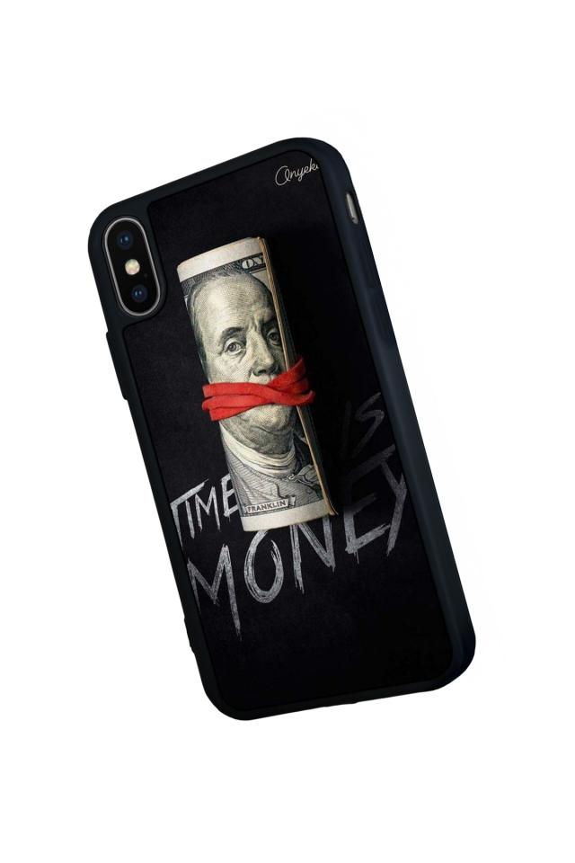 iPhone XS Max Uyumlu Para Tasarımlı Glossy Premium Kılıf