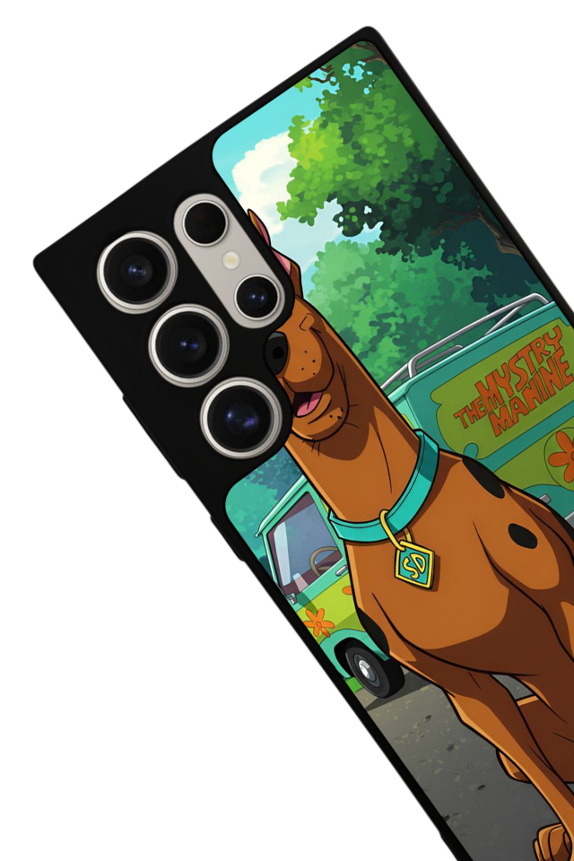 Samsung Galaxy S22 Ultra Uyumlu Scooby Doo Tasarımlı Glossy Premium Kılıf