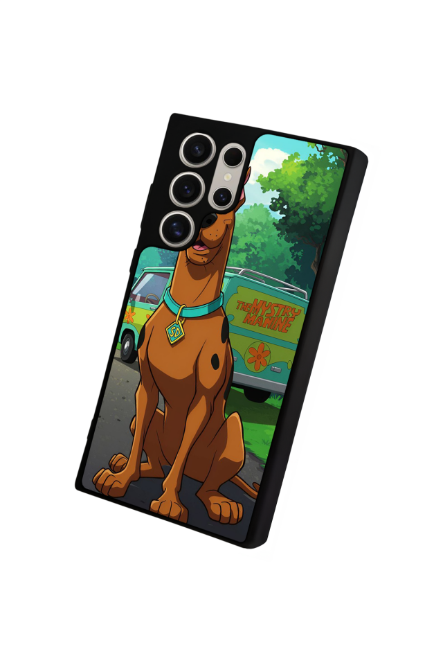 Samsung Galaxy S22 Ultra Uyumlu Scooby Doo Tasarımlı Glossy Premium Kılıf