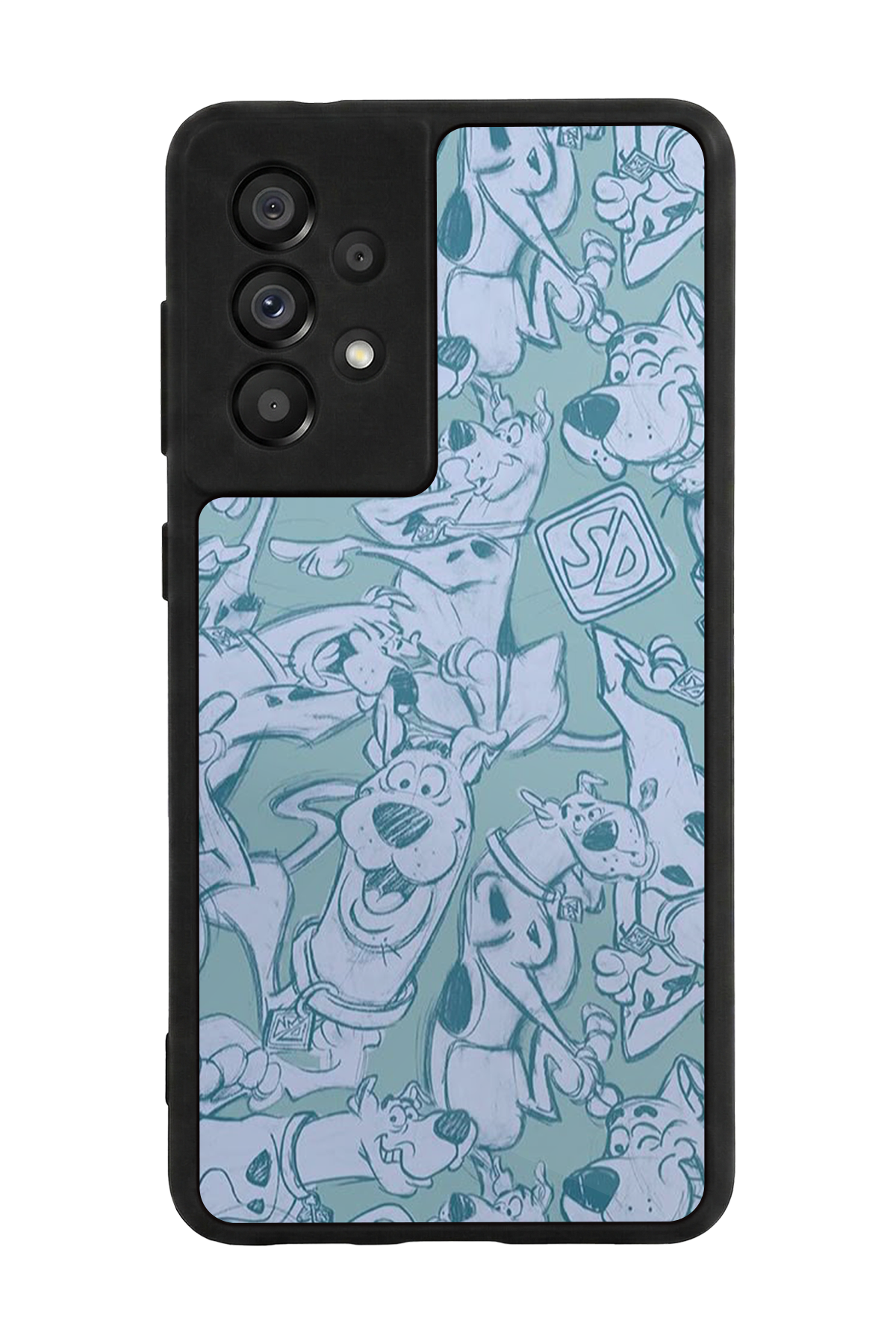 Samsung Galaxy A73 Uyumlu Scooby Doo Tasarımlı Glossy Premium Kılıf