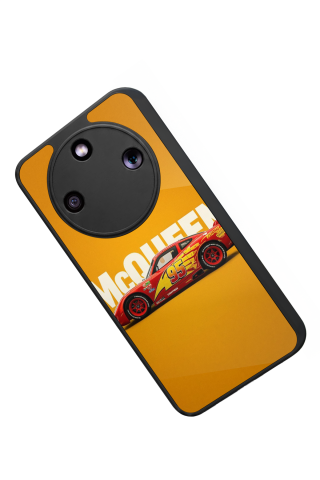 Honor Magic 8 Lite Uyumlu Şimsek McQueen Tasarımlı Glossy Premium Kılıf