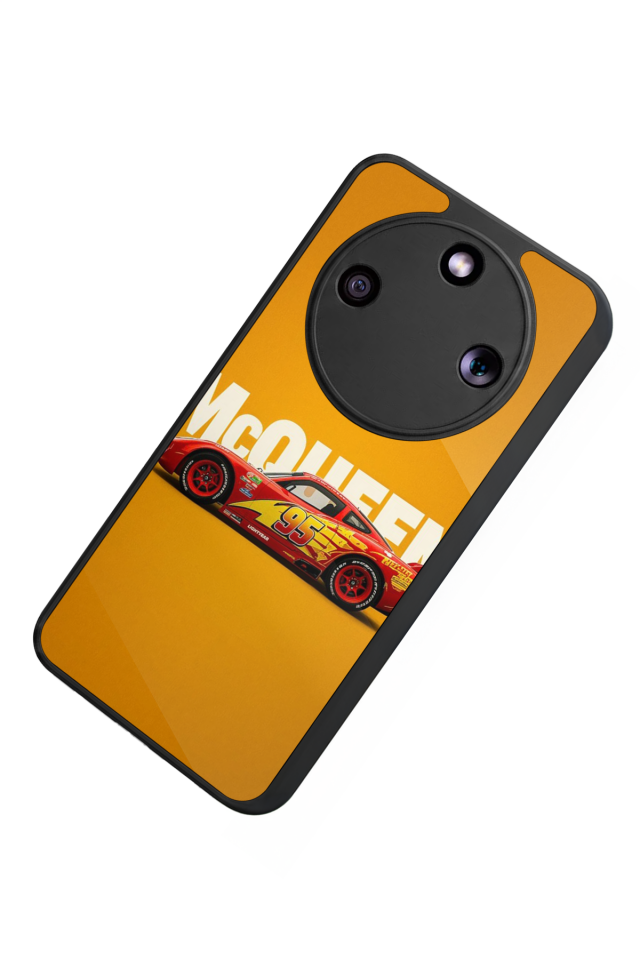 Honor Magic 8 Lite Uyumlu Şimsek McQueen Tasarımlı Glossy Premium Kılıf