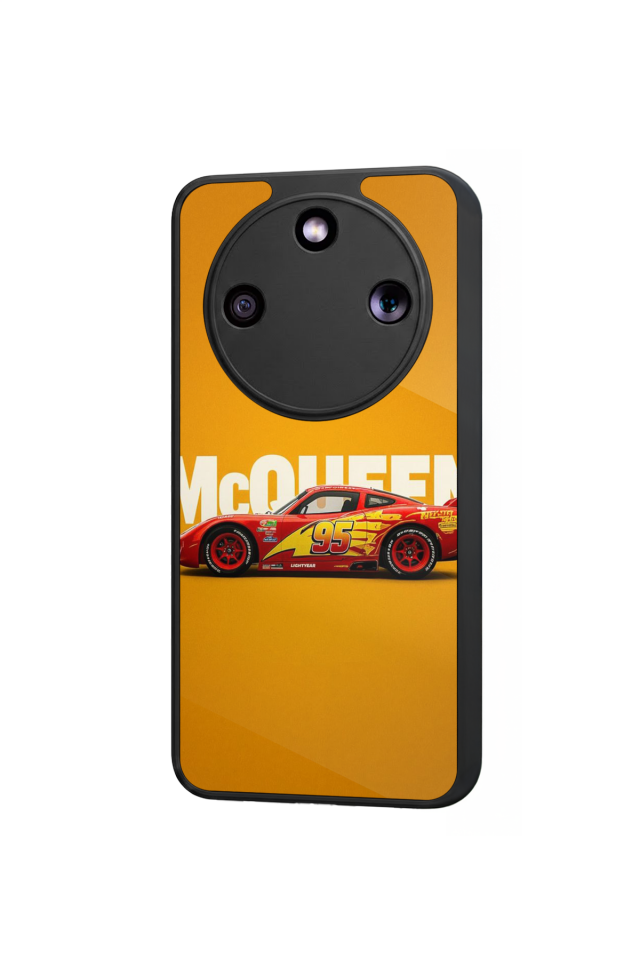 Honor Magic 8 Lite Uyumlu Şimsek McQueen Tasarımlı Glossy Premium Kılıf